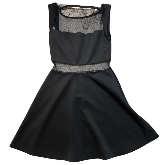 knee length dresses for ladies Careless Memories Expose Mesh Panel Dress by Another Girl S